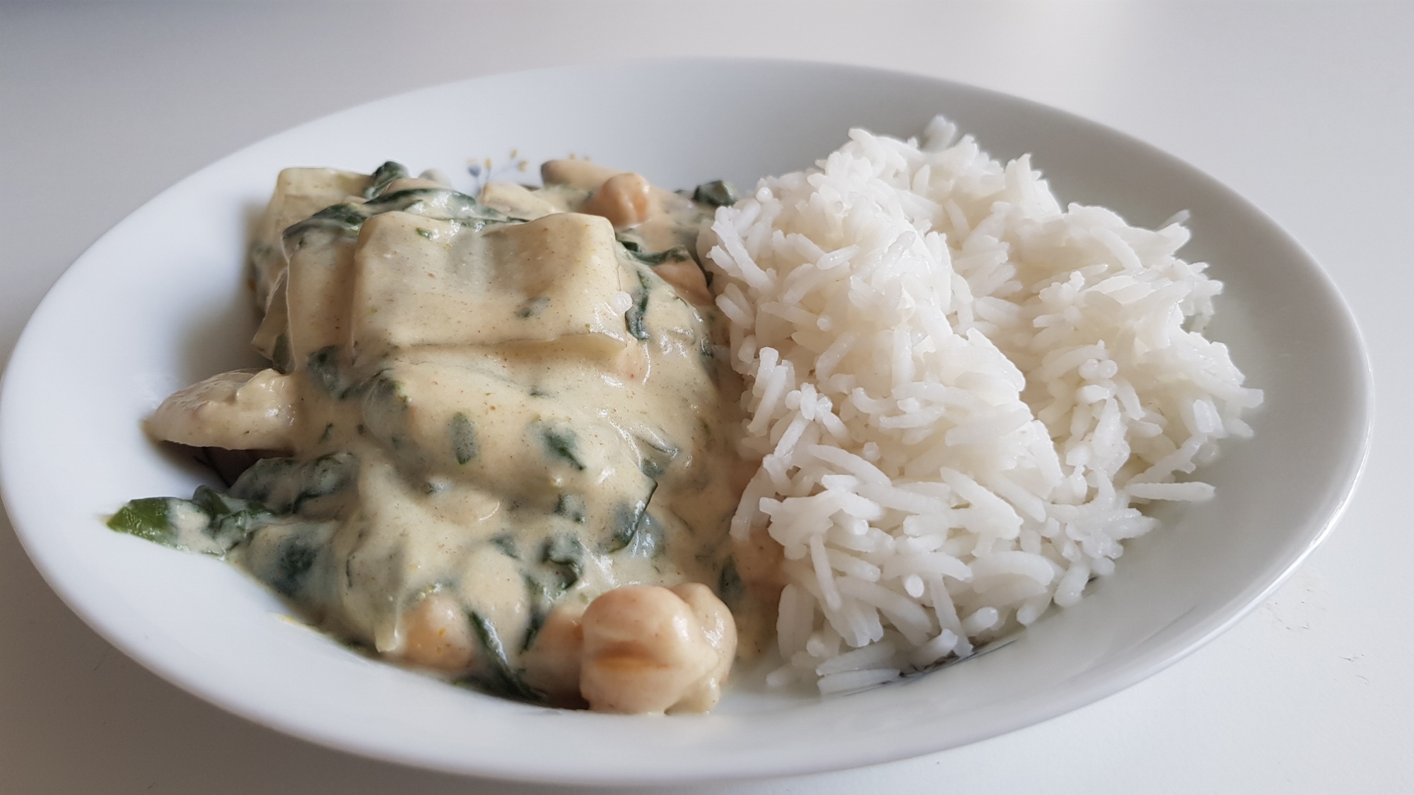 curry blettes et pois chiche