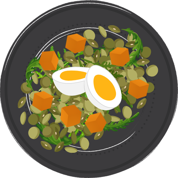 salade lentille butternut